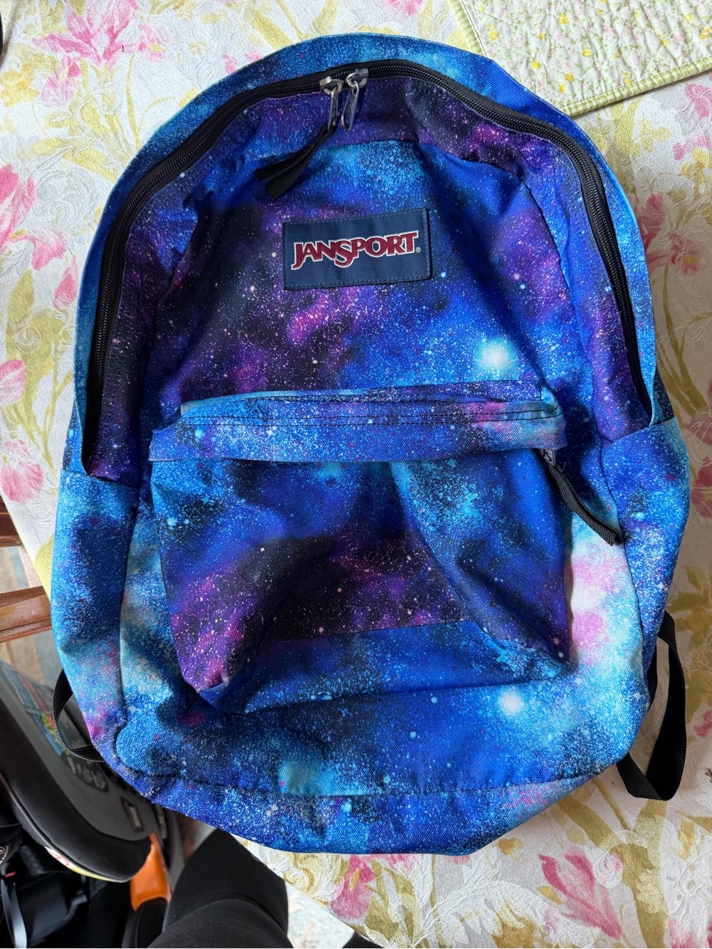 Jansport Kids Galaxy Print Backpack - Blue & Purple